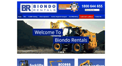Desktop Screenshot of biondorentals.com.au